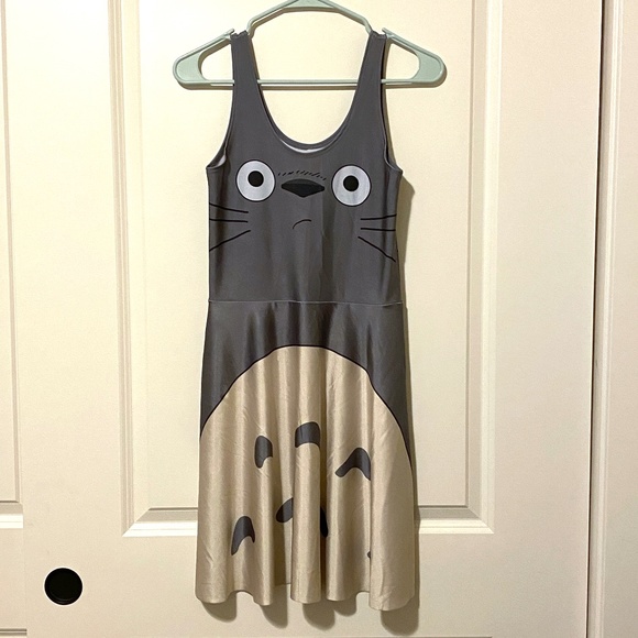 Dresses & Skirts - Poprageous My Neighbour Totoro Reversible Skater Dress XL